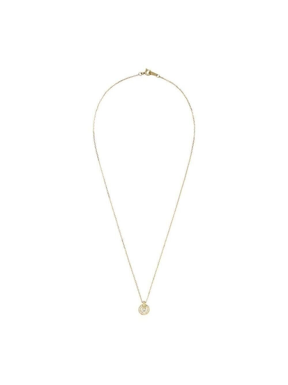 Interlocking Crystal Ring Necklace - Picture 2 of 3